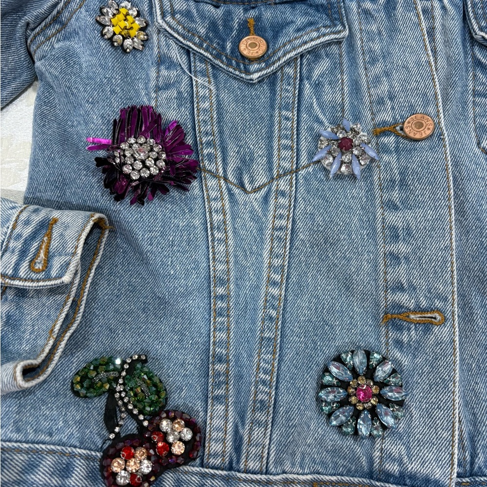 Embellished Denim Jacket from Sunset + Spring - Picture 4 of 12
